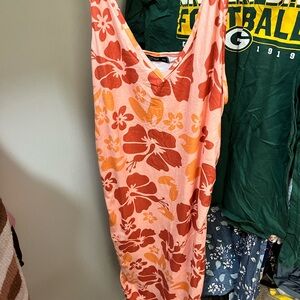 Shein Curve Dress Rouched Sides